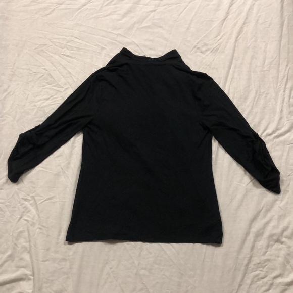 Chelsea & Theodore Roll Tab Women’s Cardigan/ Size: L/ Color: Black/ NWT - Picture 10 of 10